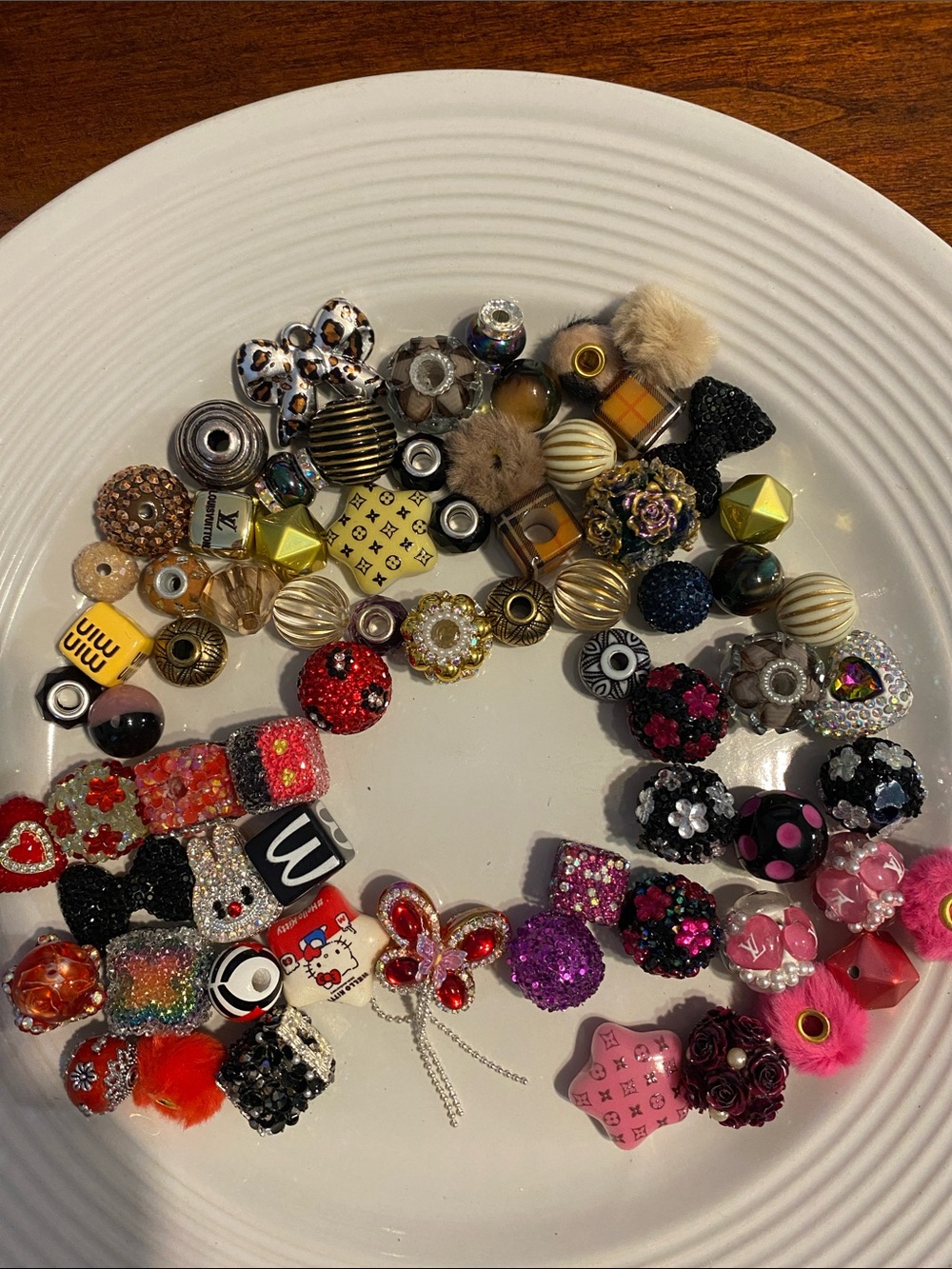 Bead Bundle Keychain Bag charm kit New - Picture 3 of 17